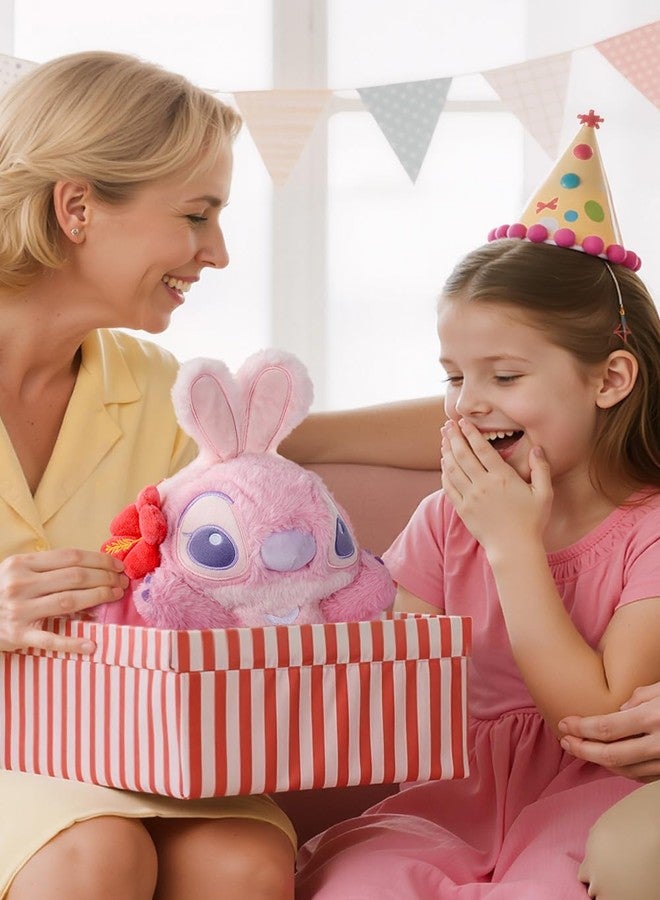 ميني سو دمية ليلو وستيتش القطيفة من مينيسو، مقاس 11 بوصة (ملاك)، حيوانات محشوة، لعشاق الحيوانات المحشوة الصغيرة - Image 3